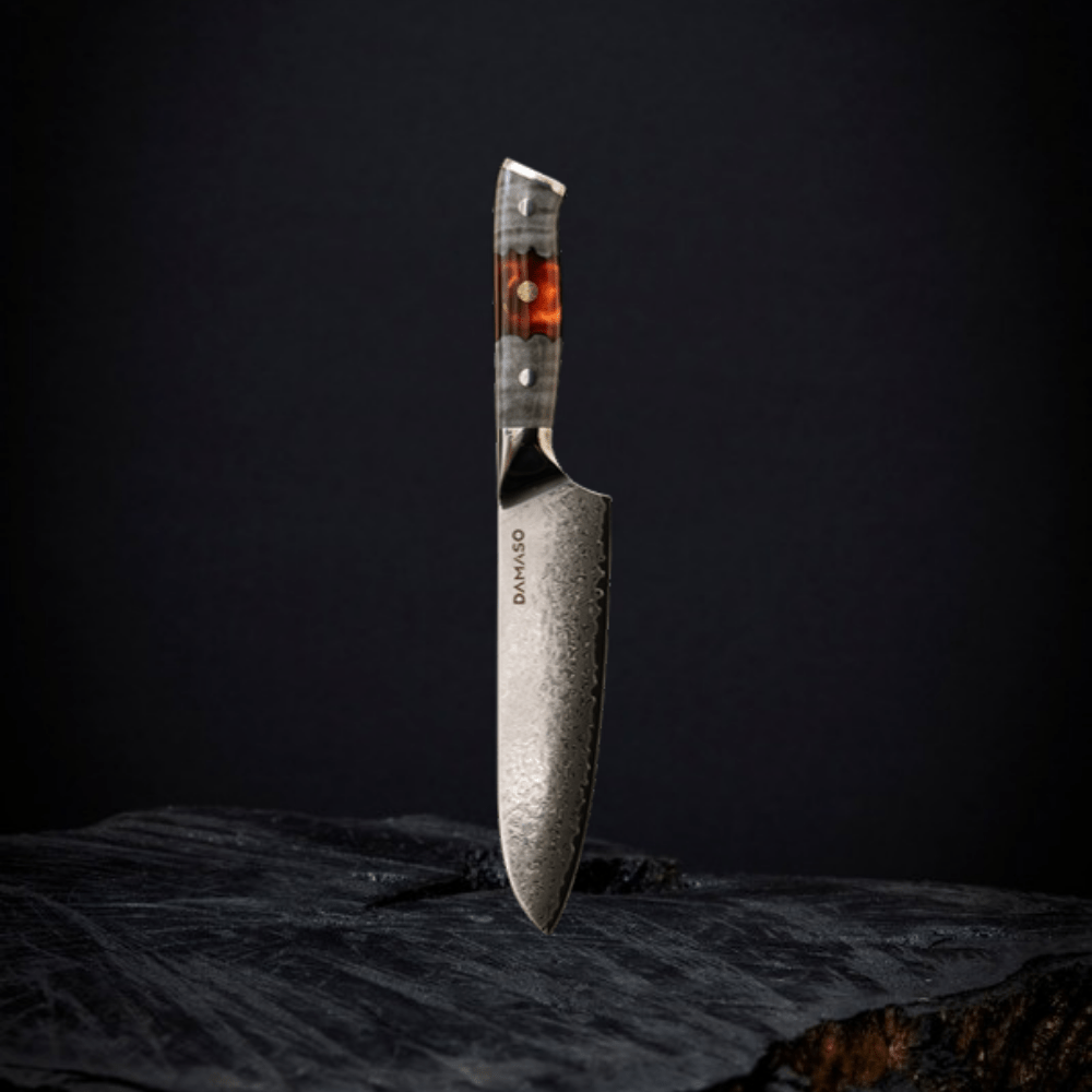 Santoku Messer - Red Ash