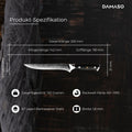 Filetiermesser - Black Pearl Damastmesser Damaso