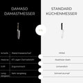 Santoku Messer (klein) - Black Aurora