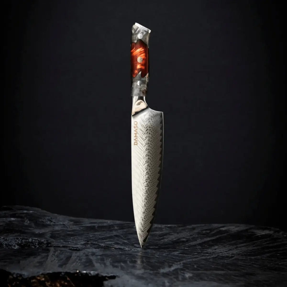 Chef Knife - Red Ash Damastmesser