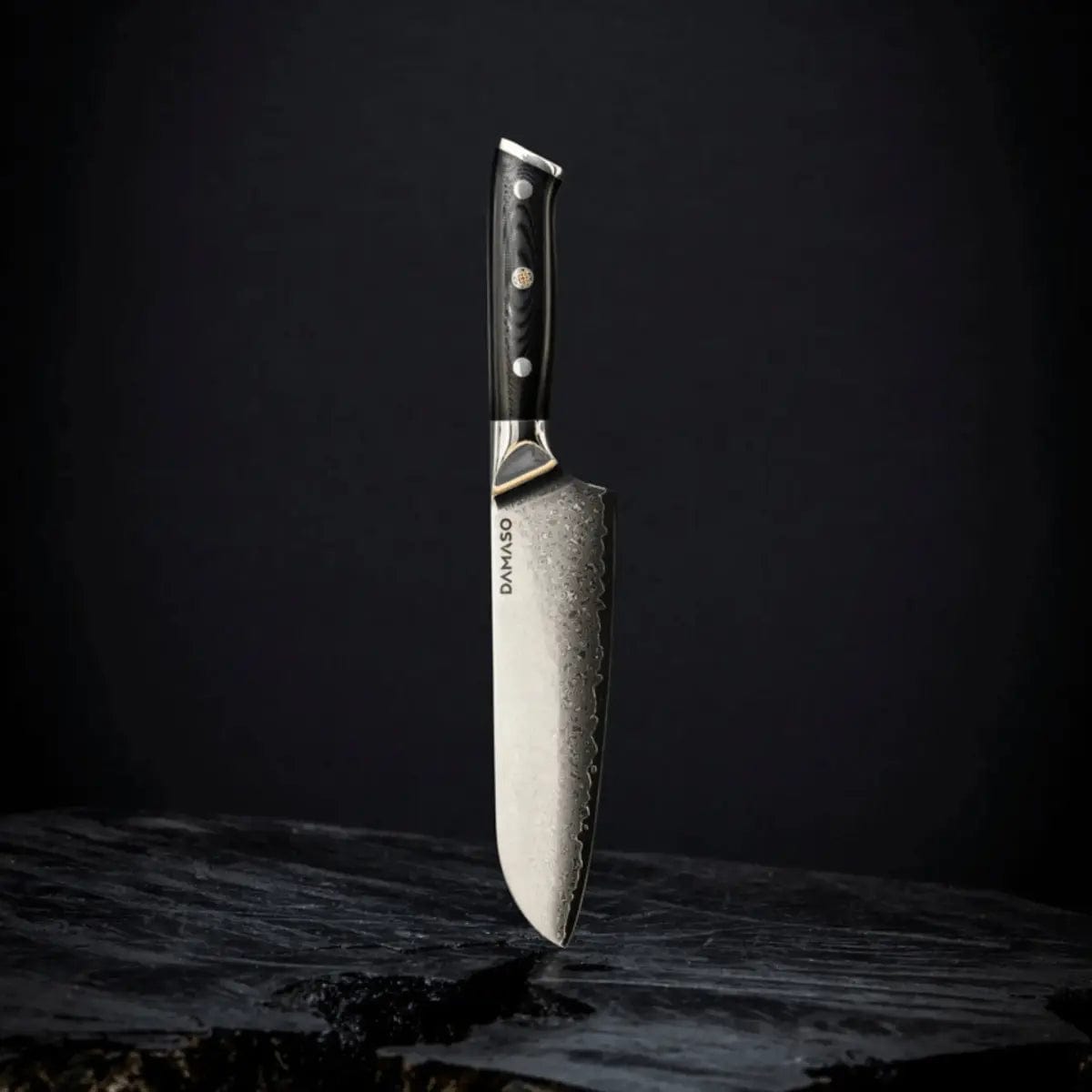 Santoku Messer - Black Pearl